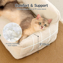 MEWOOFUN Cat Sofa Bed – Cozy Washable Bed for Small Pets