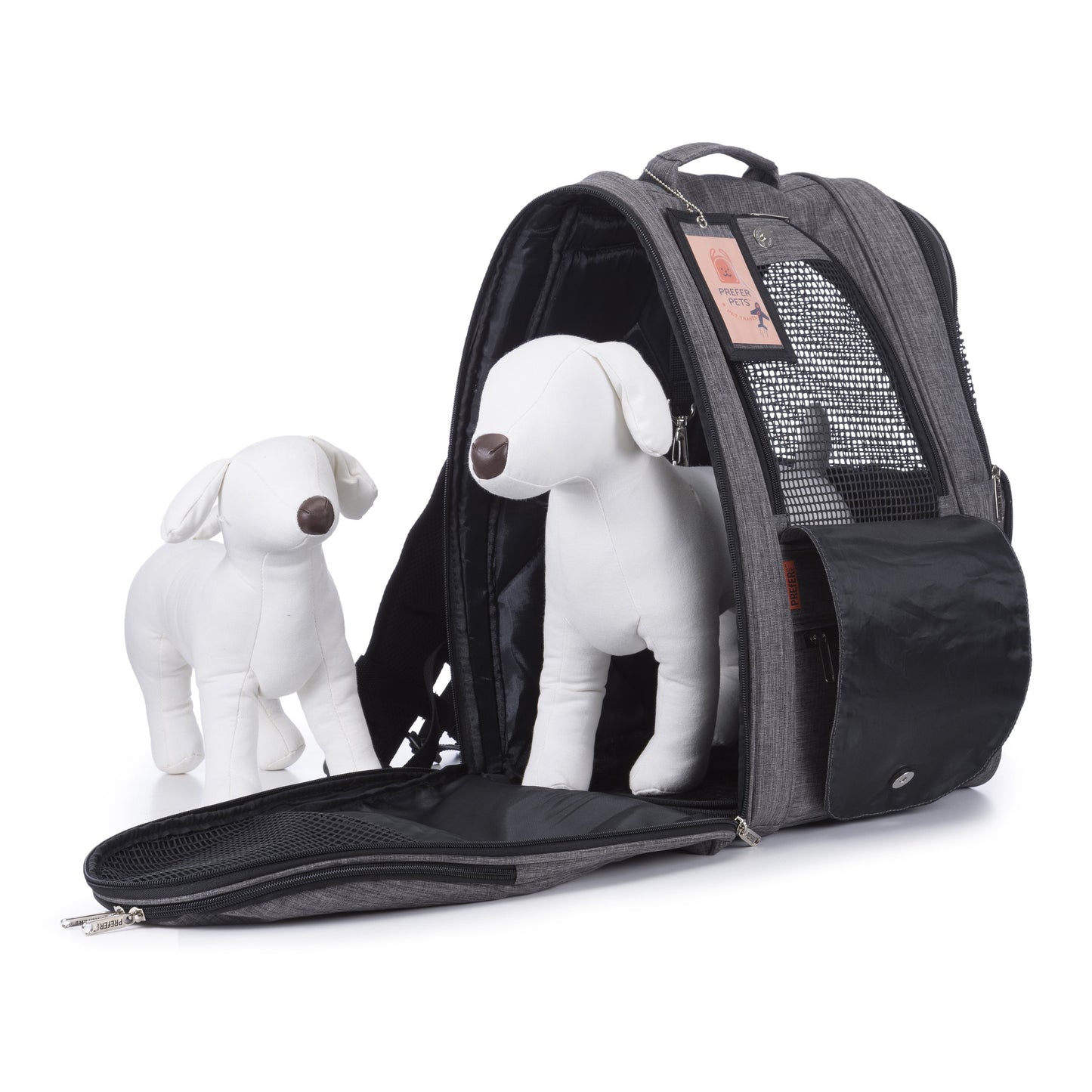 Water-resistant pet backpack