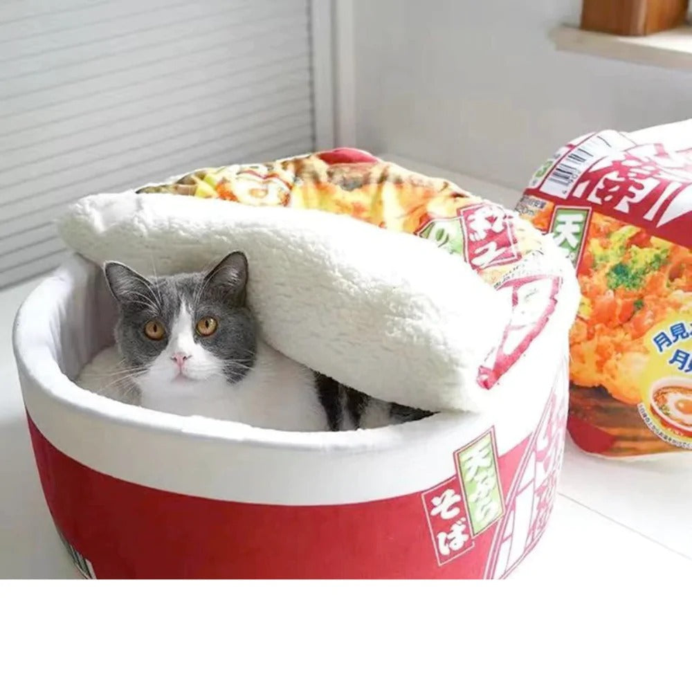Snuggly dog bed