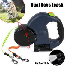 Retractable Dog Leash For Small Dogs Reflective Dual Pet Leash Lead