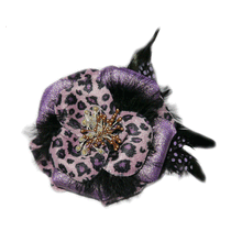 purple pet collar flower