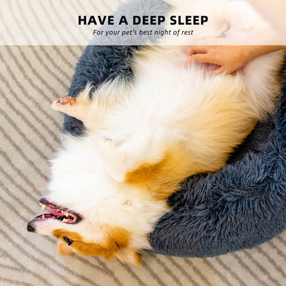 round pet bed