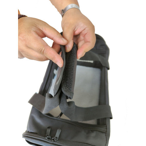 mesh storage pet backpack