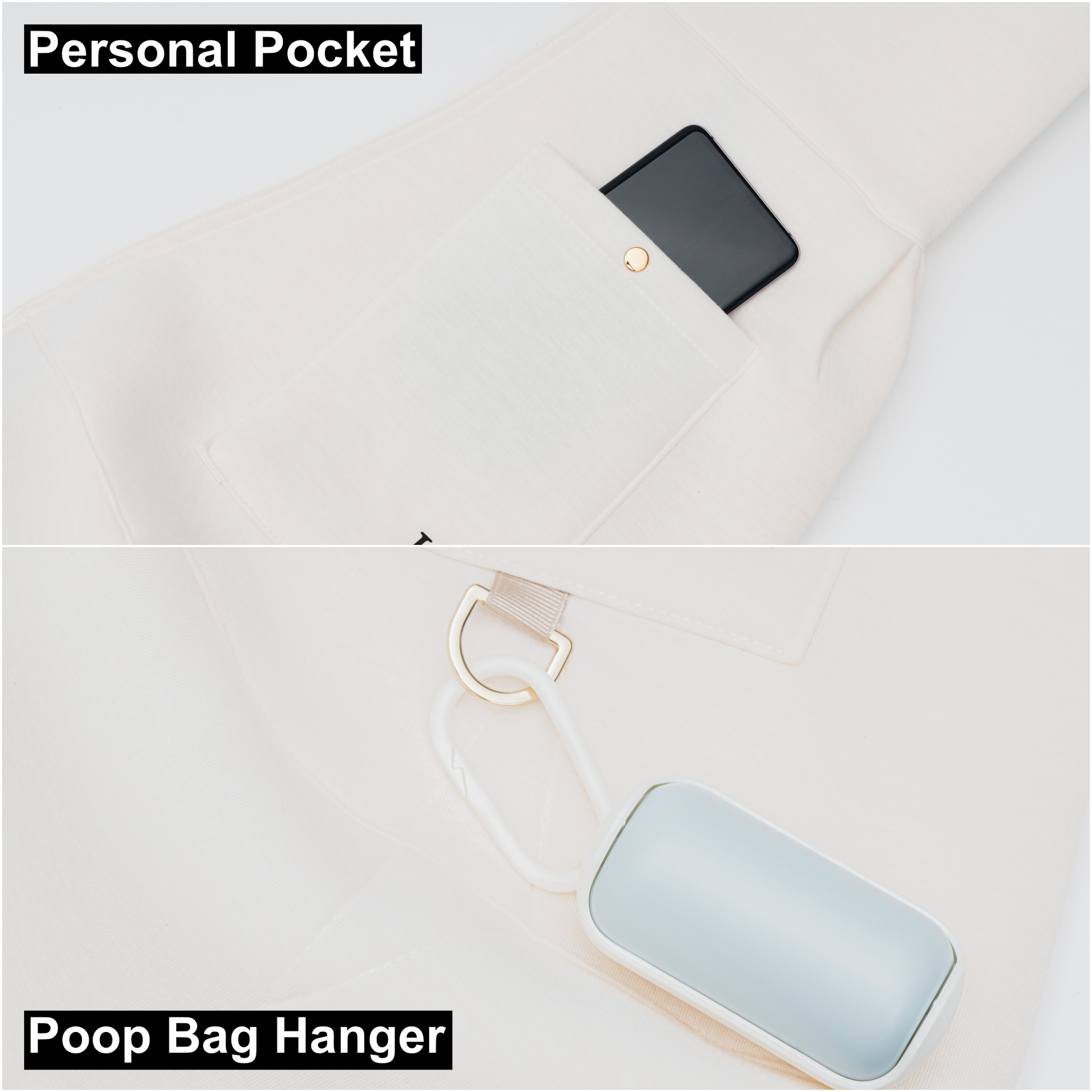pet sling with pocket
