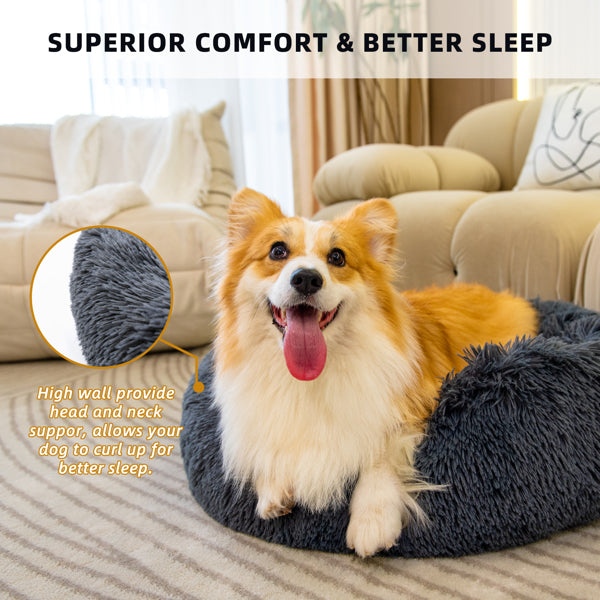 stress-relief dog bed